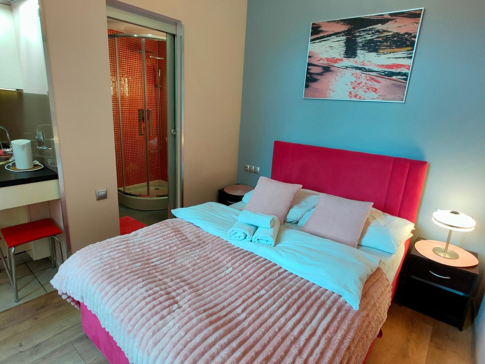 Mirror Pink Studio Apartment Krakau Buitenkant foto