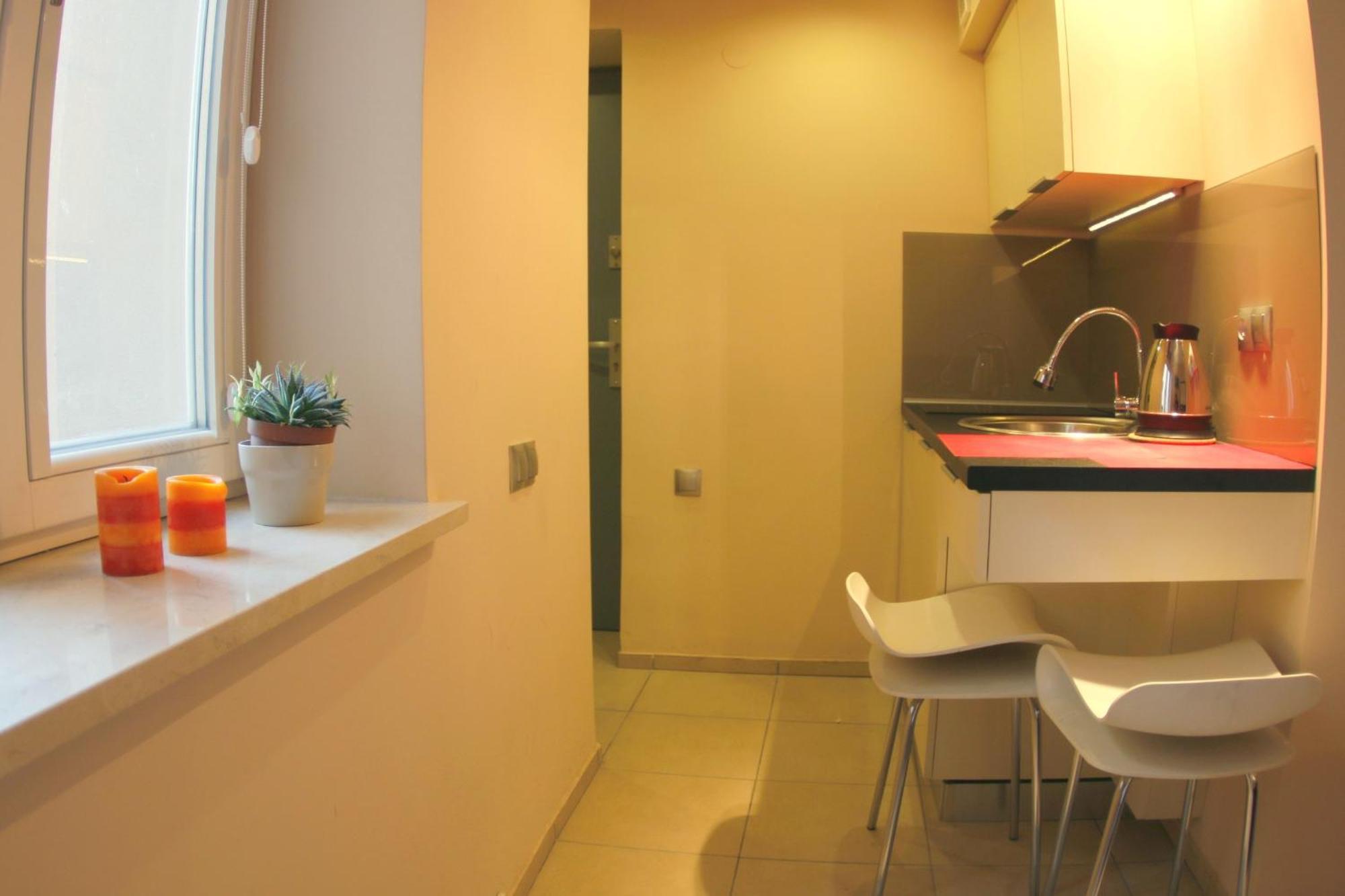 Mirror Pink Studio Apartment Krakau Kamer foto
